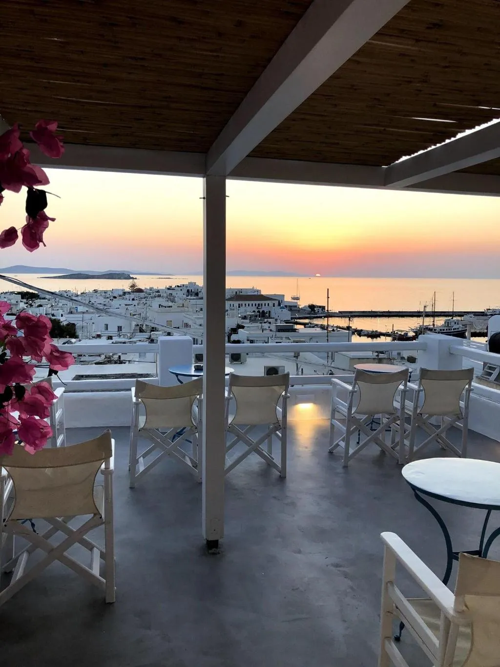 Terrace, Hotel Lefteris, Mykonos