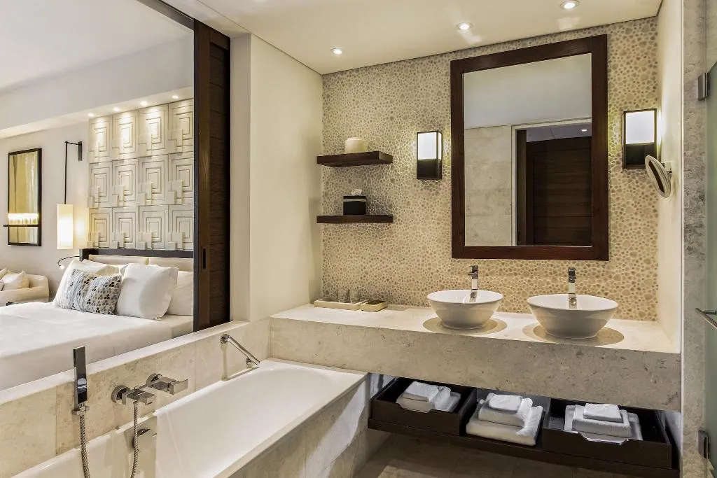 TWIN SEA VIEW WITH PRIVATE POOL Room, The Romanos, A Luxury Collection Resort, Kalamata
