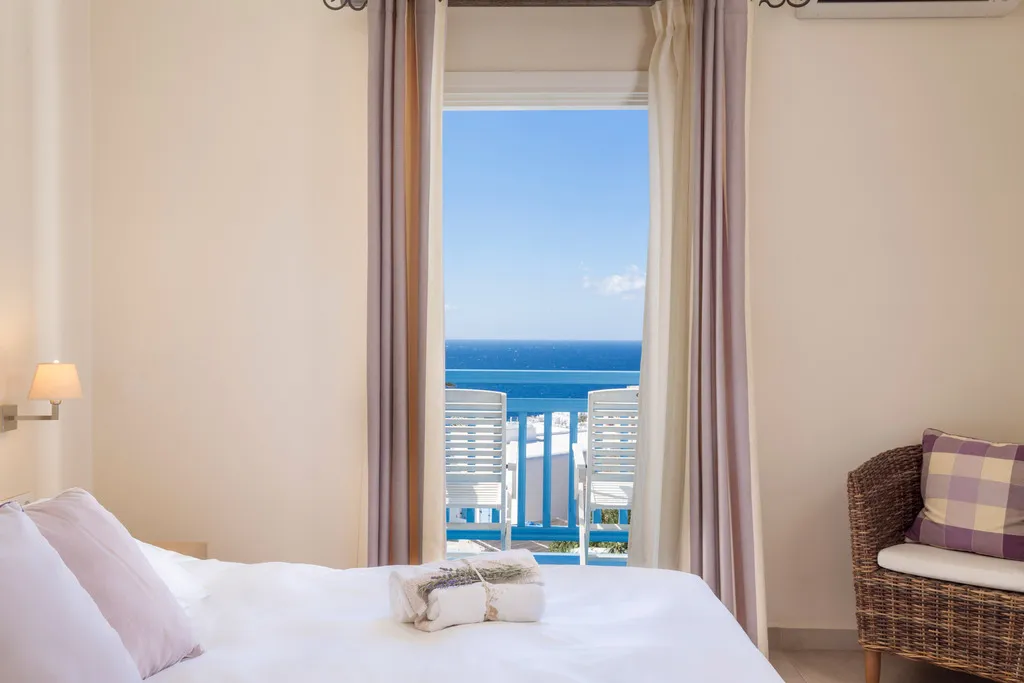 Double or Twin SIDE SEA VIEW Room, Vencia Boutique Hotel, Mykonos