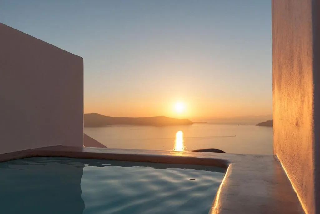 Pool, Aria Suites, Santorini