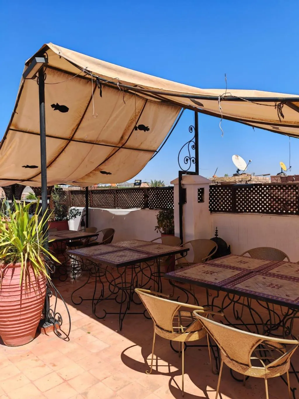 General view, Riad Dar Bounouar, Marrakech