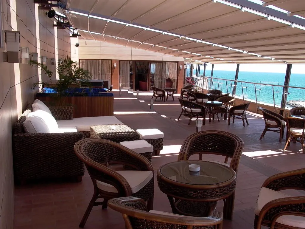 Terrace, Grand Hotel Pomorie, Bourgas
