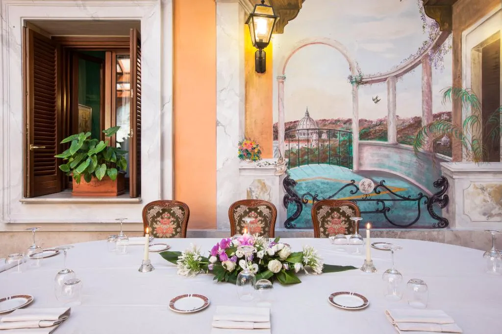 Restaurant, Grand Hotel del Gianicolo, Rome