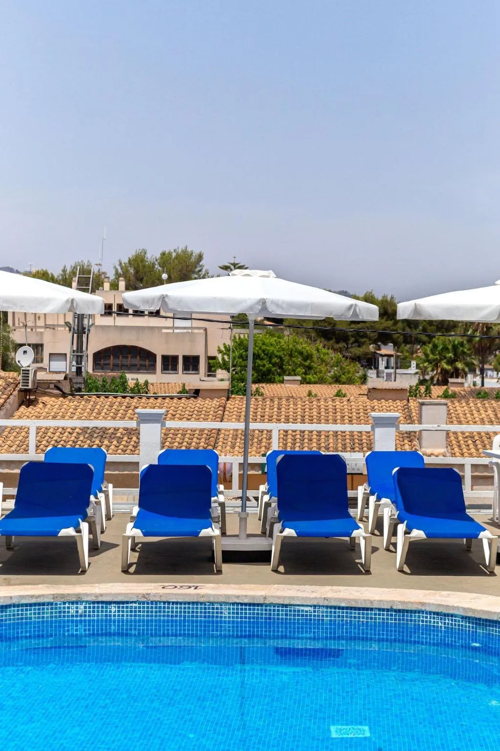 Terrace, Hostal San Francisco - Portocolom, Majorca