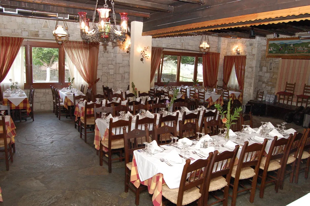 Restaurant, Arolithos Traditional Cretan Village, Crete
