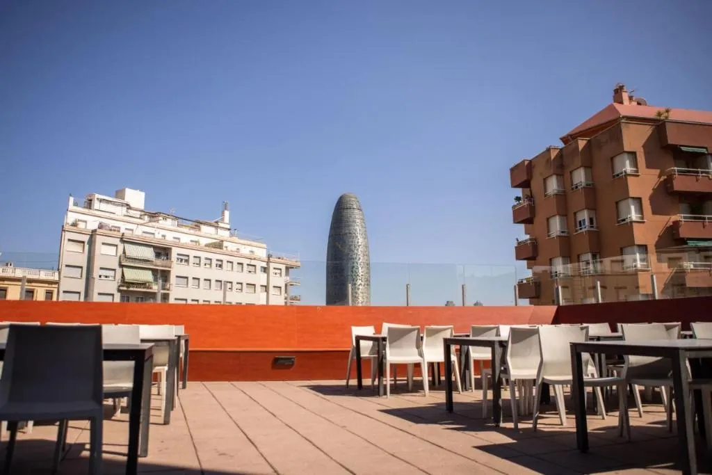 Terrace, Barcelona Urbany Hostel, Barcelona