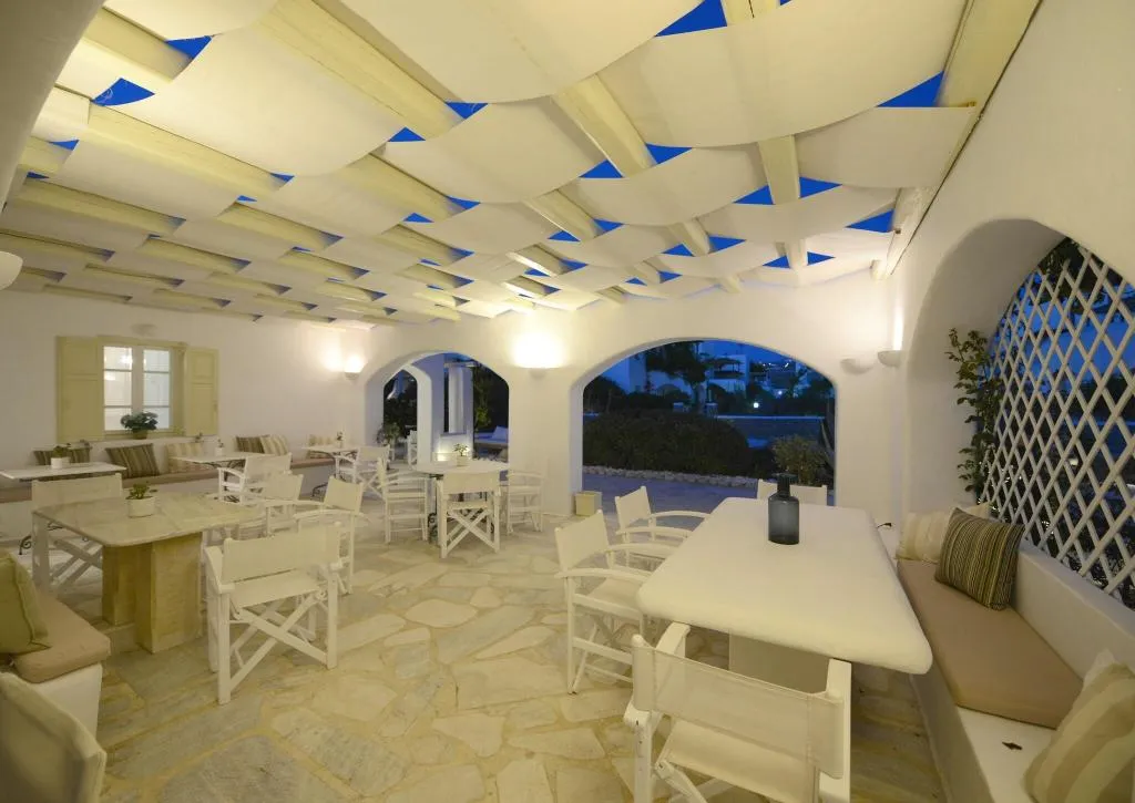 Restaurant, Corfos Hotel, Mykonos