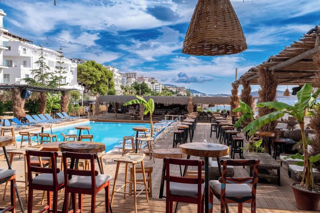 General view, Grand Hotel Saranda, Southern Albania