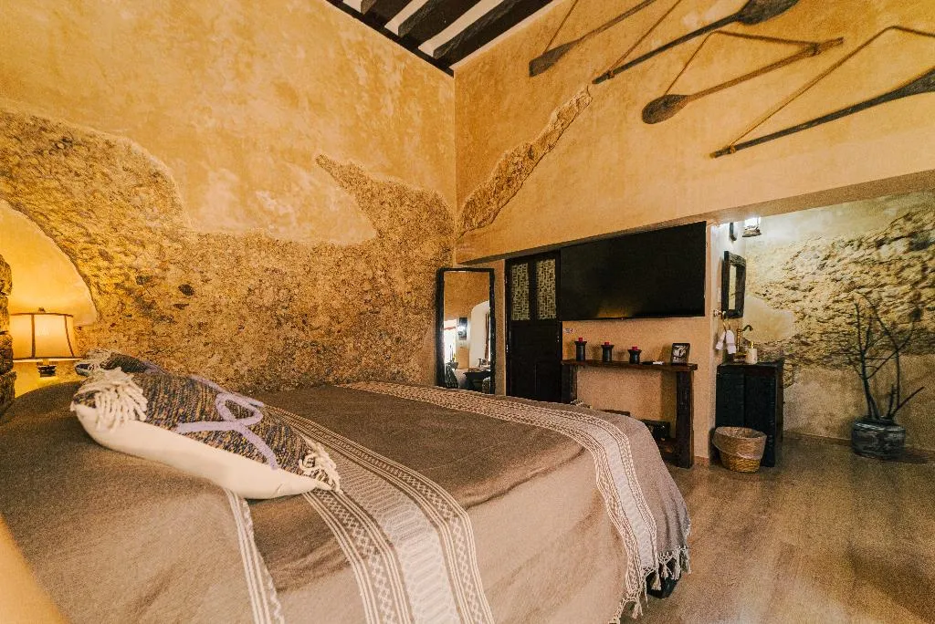DOUBLE DELUXE ONE BED Room, Hotel Boutique Casa Lanz Xvii, Cancun Area