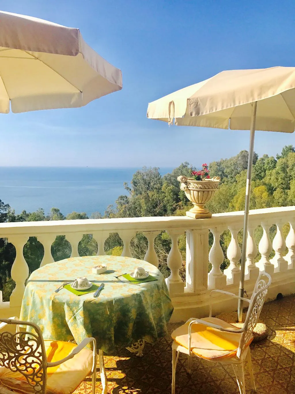 Terrace, Villa Riis, Taormina