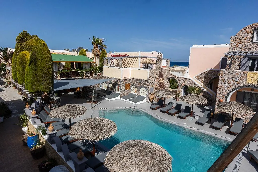 Pool, Polydefkis Hotel, Santorini