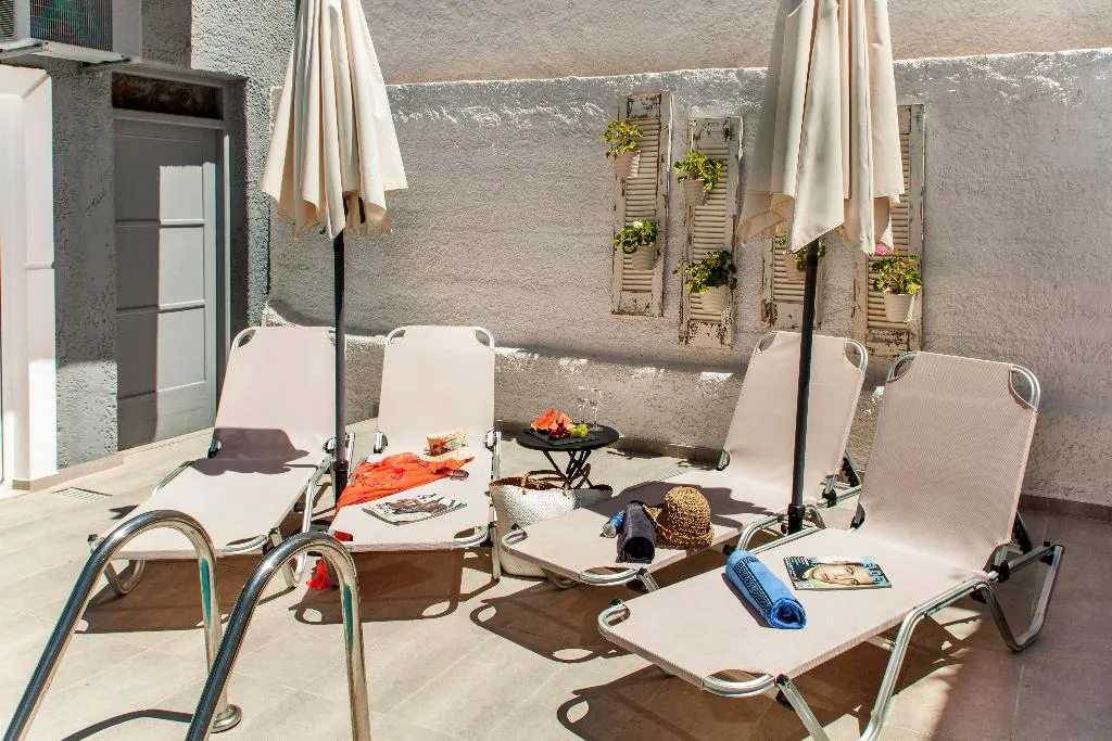 Terrace, ELYCHRYSON Apartments/HOTEL, Crete