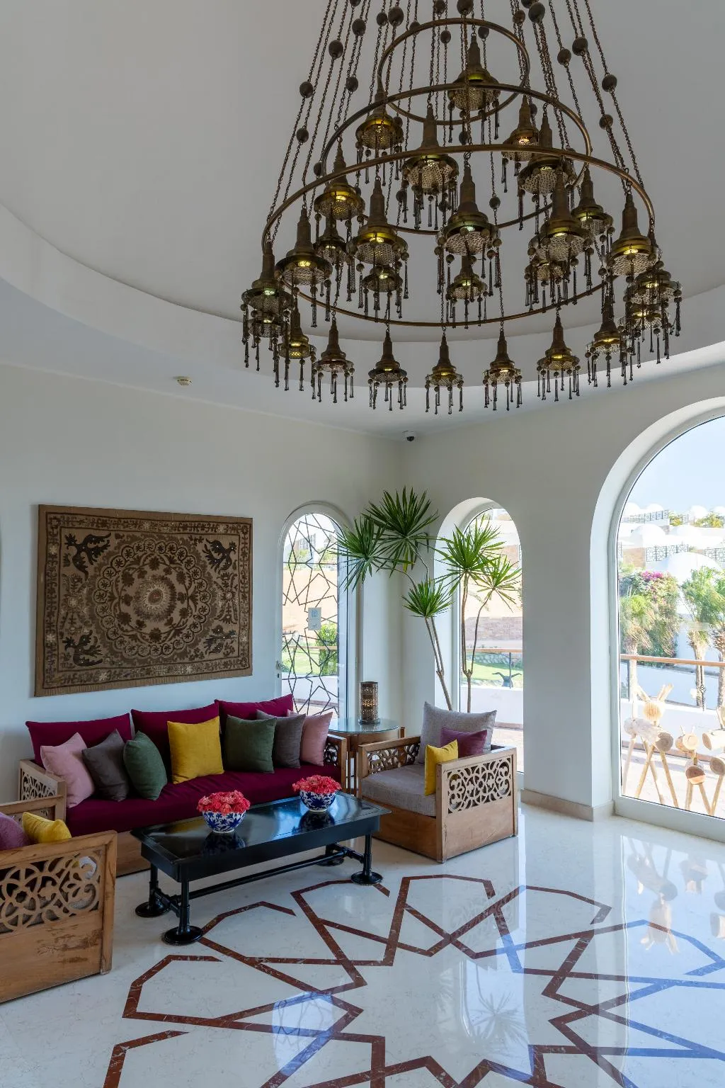 Lobby, Fort Arabesque Resort, Spa and Villas, Red Sea Riviera