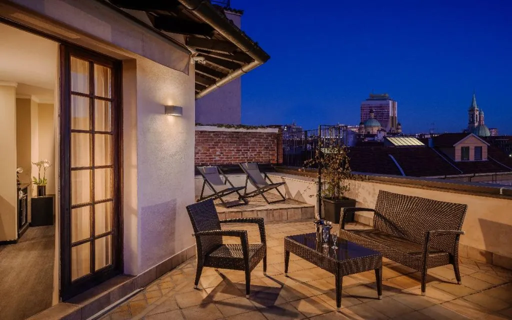 DOUBLE SINGLE USE WITH BALCONY WITH VIEWS Room, Hotel Mentana, Milan