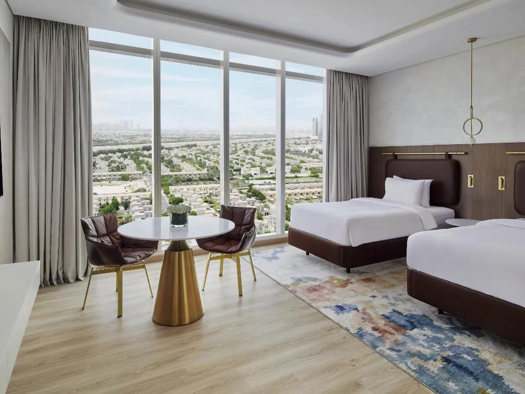 TWIN DELUXE CITY VIEW Room, Movenpick Jumeirah Village Triangle, Dubai