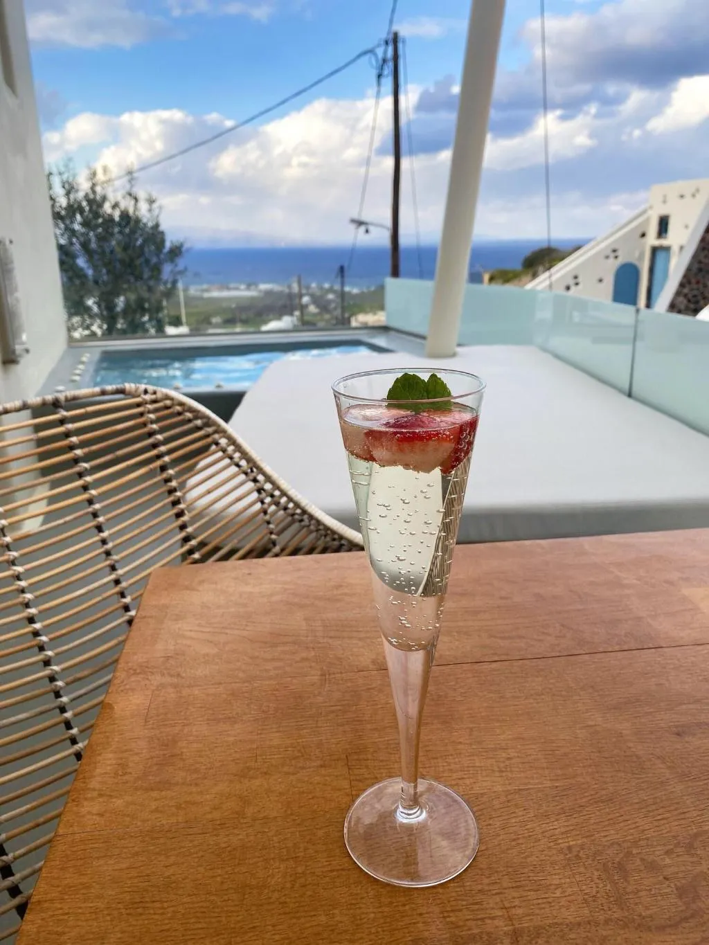Terrace, Edem Luxury Hotel, Santorini