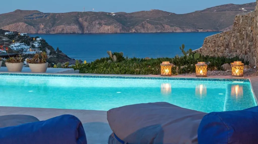 VILLA FOUR BEDROOMS WITH PRIVATE POOL Room, Mykonos Panormos Villas, Mykonos