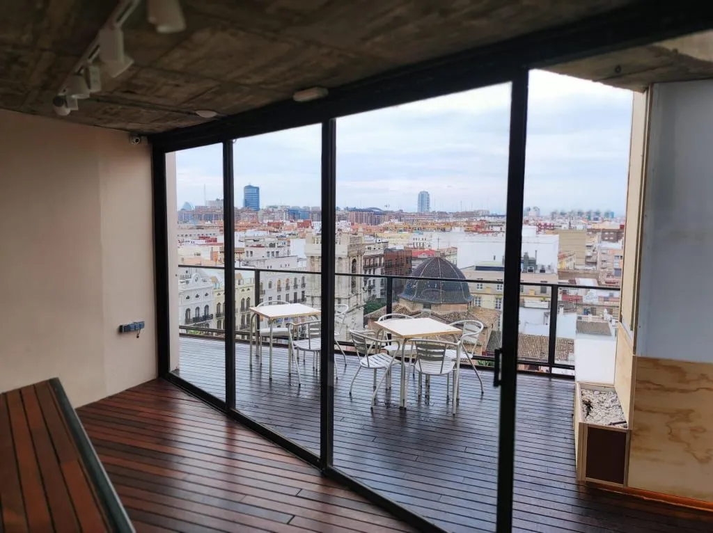Terrace, Hotel Atarazanas, Valencia