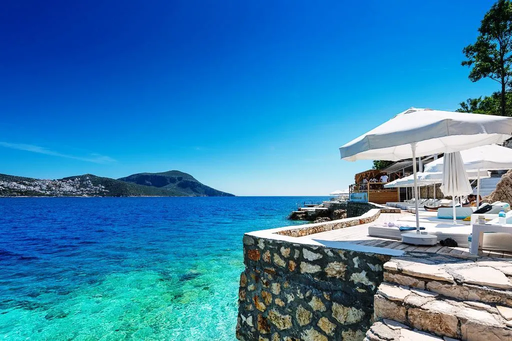 Beach, Kalkan Saray Suites, Dalaman