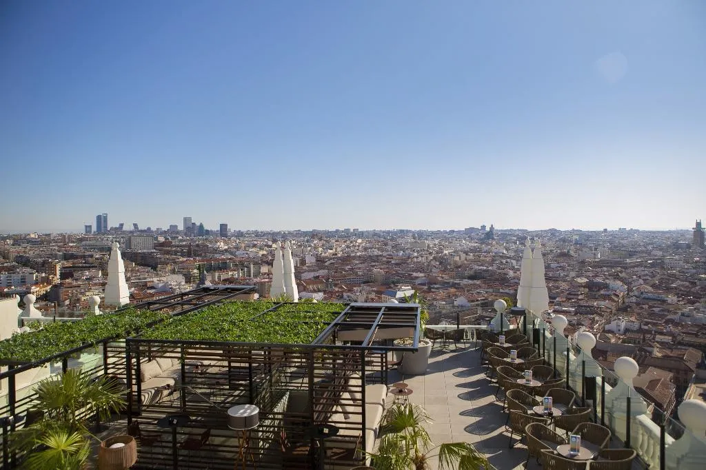 Terrace, Hotel Riu Plaza España, Madrid