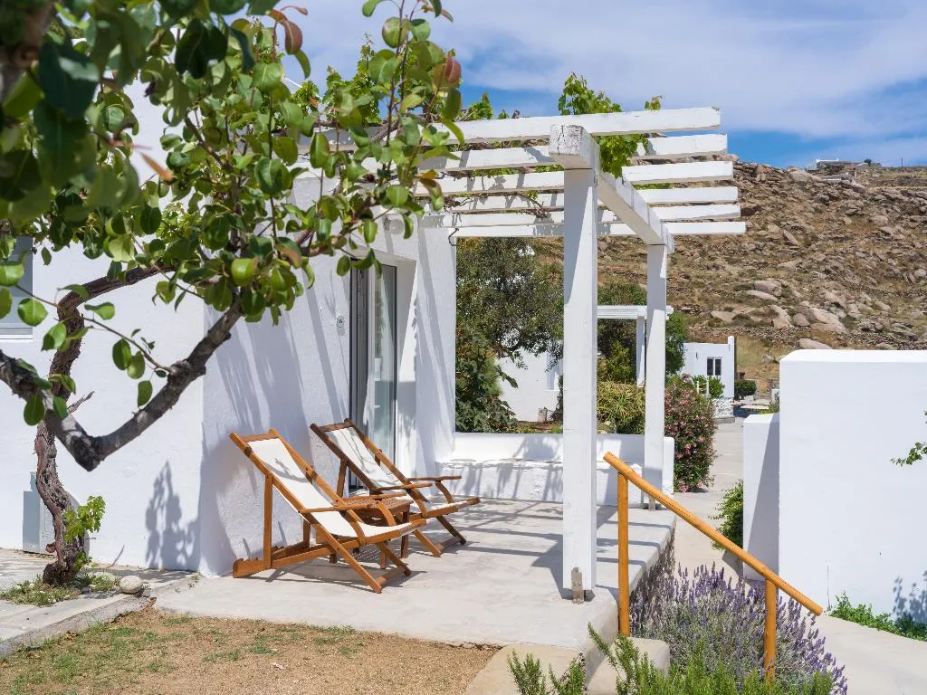 BUNGALOW SEA VIEW Room, Rhenia  Mykonos Hotel & Bungalows, Mykonos