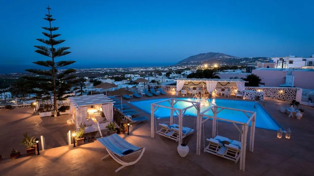 Pool, Dream Island Hotel, Santorini