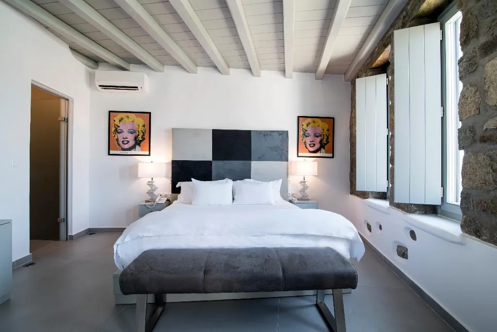 VILLA DELUXE THREE BEDROOM Room, Greco Philia Elia Mykonos, Halkidiki