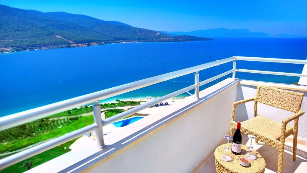 Terrace, Maira Beach Hotel, Bodrum
