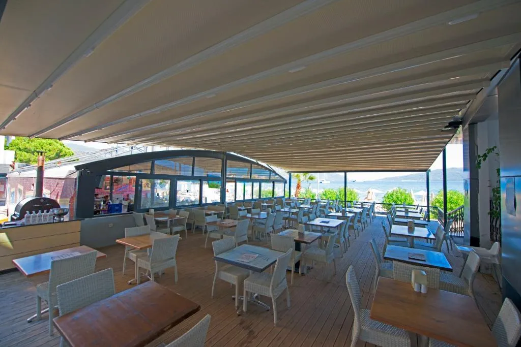 Terrace, Point Beach Hotel, Dalaman