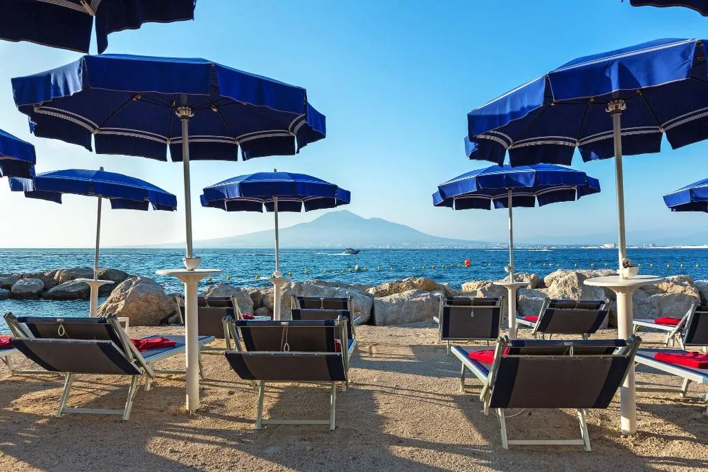 Beach, Towers Hotel Stabiae Sorrento Coast, Naples