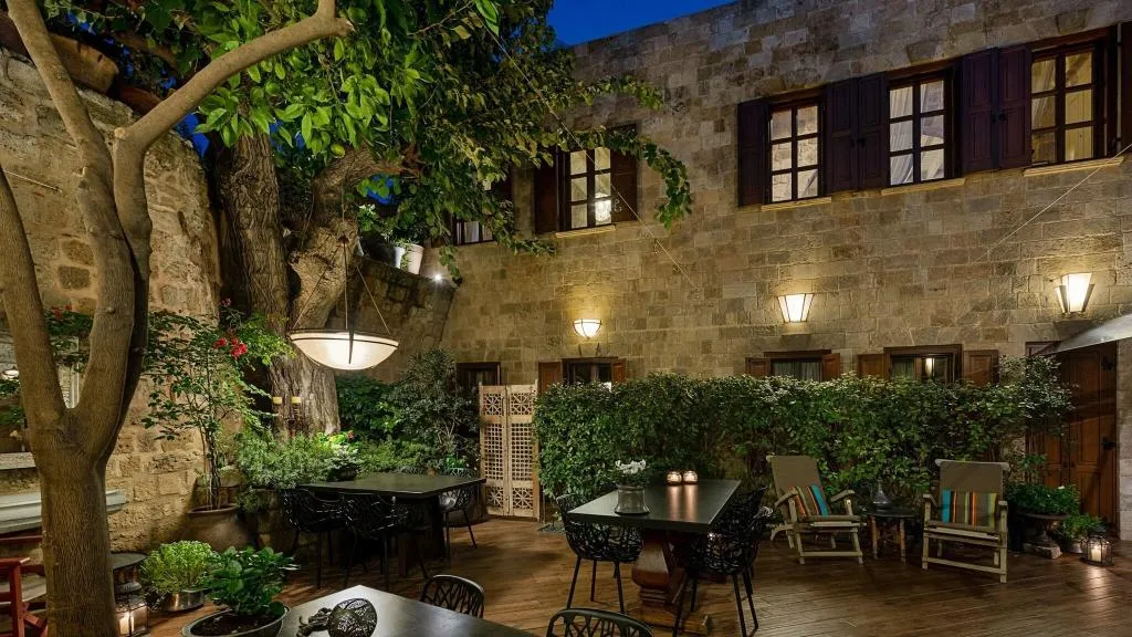 Terrace, Kokkini Porta Rossa, Rhodes