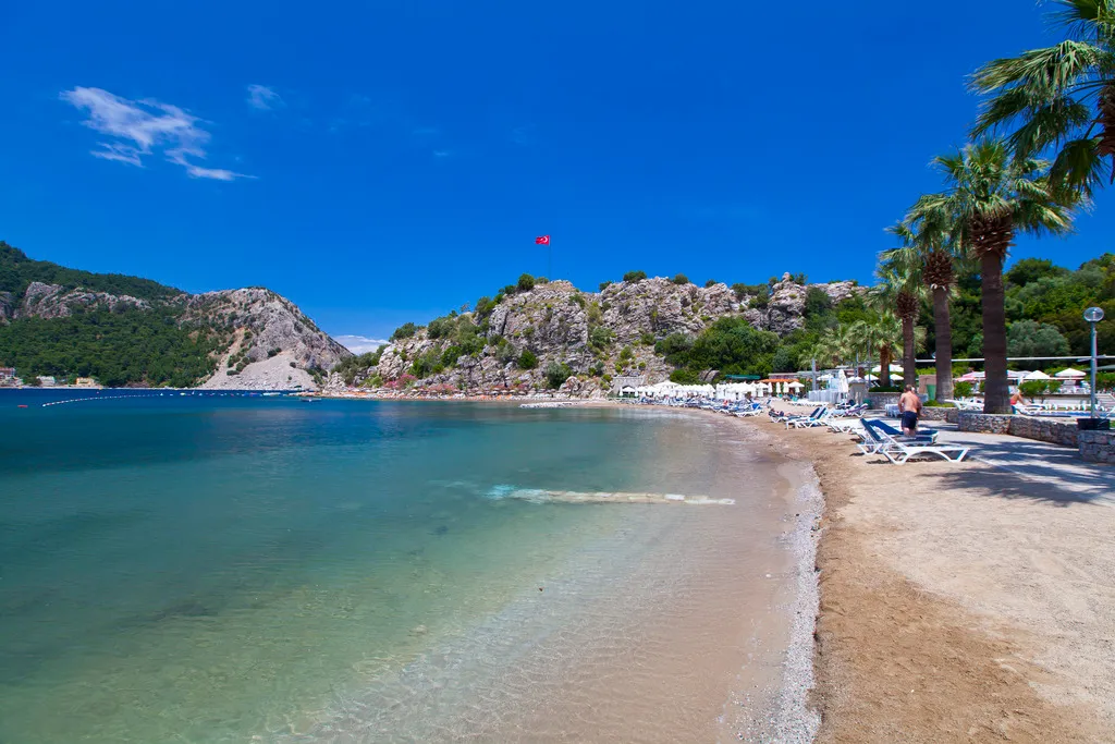 Beach, Turunc Resort Hotel, Dalaman