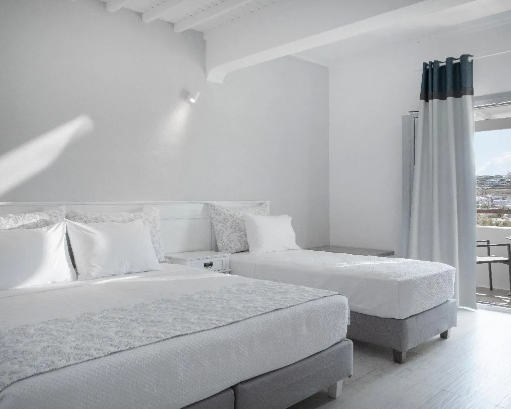 TRIPLE PARTIAL SEA VIEW Room, Mykonos Essence Adults Only, Mykonos