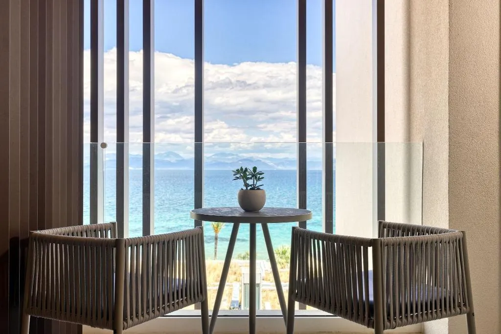 SUITE KING SIZE BED Room, Domes Miramare, A Luxury Collection Resort, Corfu, Corfu