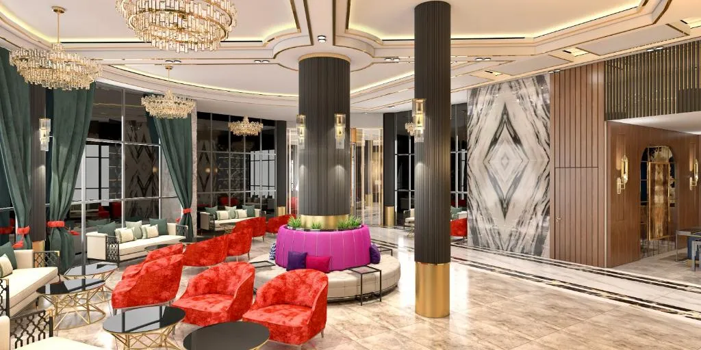 Lobby, Grand Uysal Beach Hotel, Antalya
