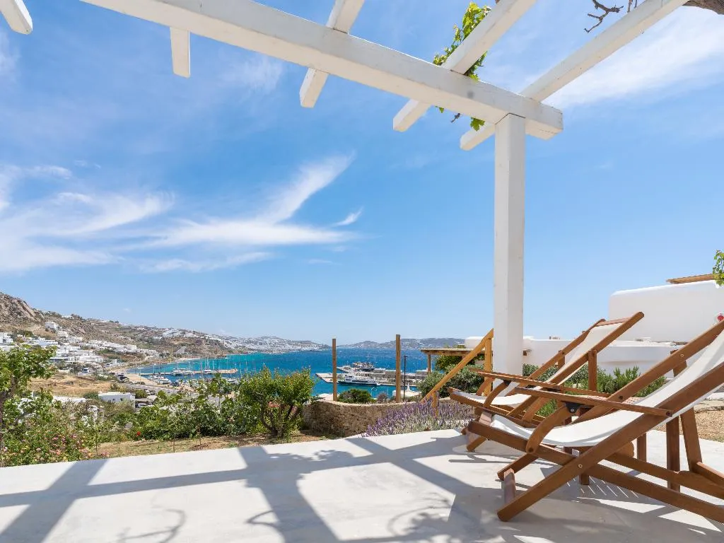 BUNGALOW SEA VIEW Room, Rhenia  Mykonos Hotel & Bungalows, Mykonos