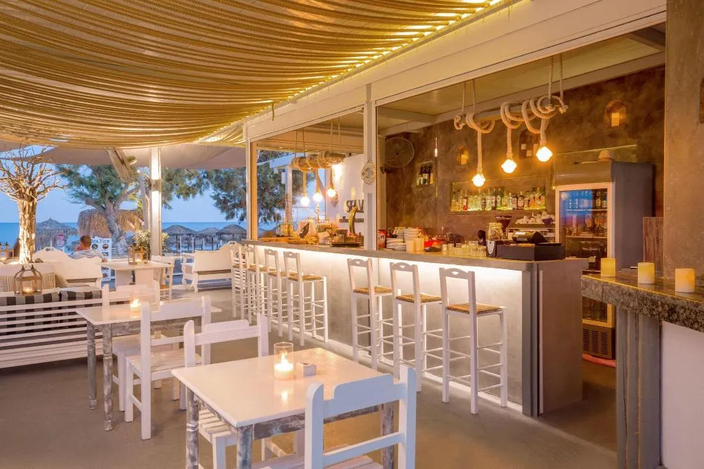 Restaurant, Sea View Beach Hotel, Santorini