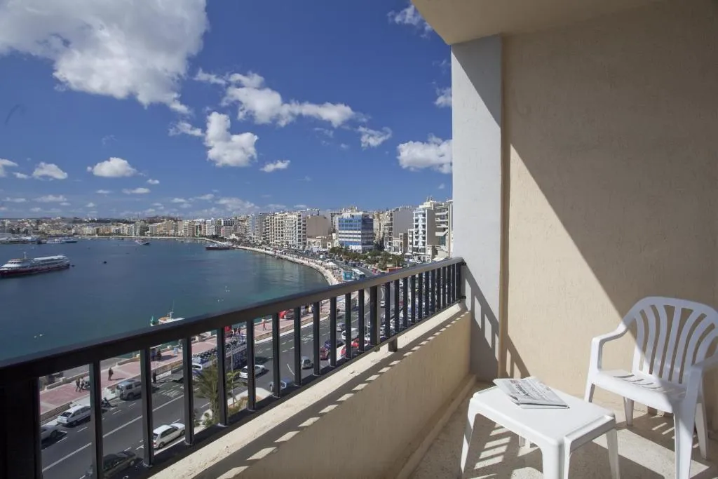 Double or Twin SEA VIEW Room, Sliema Marina Hotel, Malta