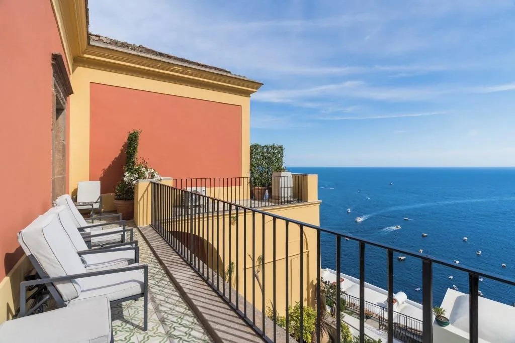 DOUBLE DELUXE SEA VIEW WITH BALCONY Room, Villa Magia, Naples