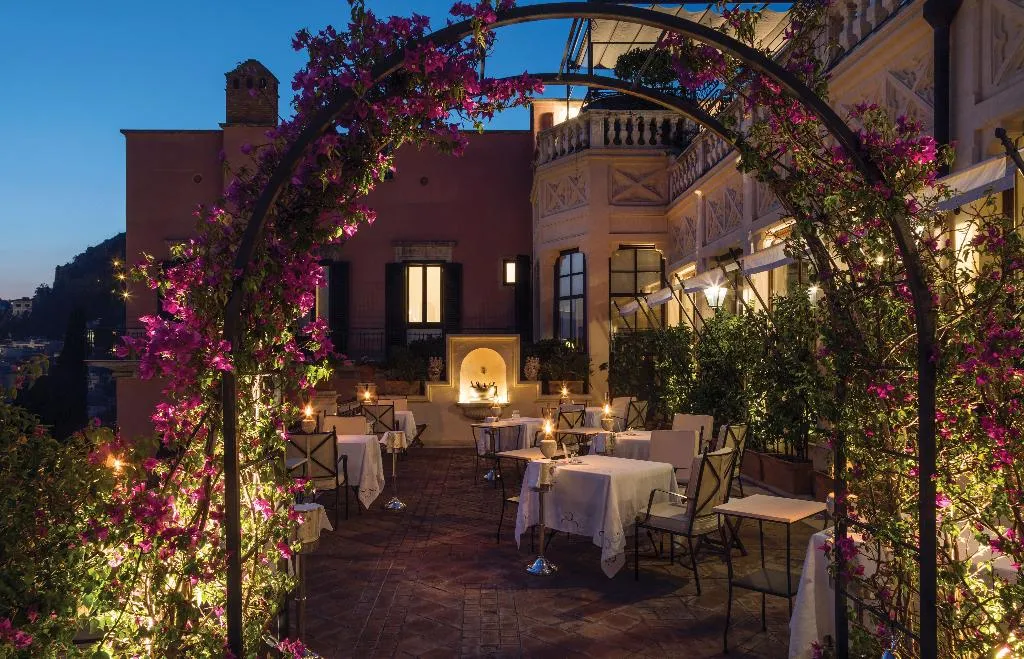 Restaurant, Grand Hotel Timeo, A Belmond Hotel, Taormina, Taormina