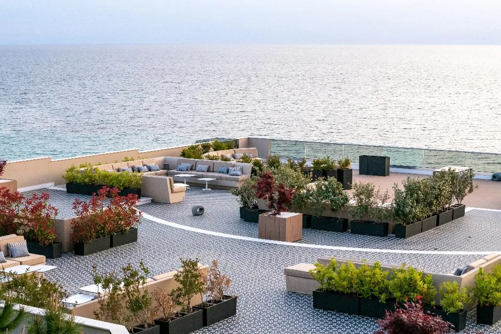 Terrace, Pomegranate Wellness Spa Hote, Halkidiki