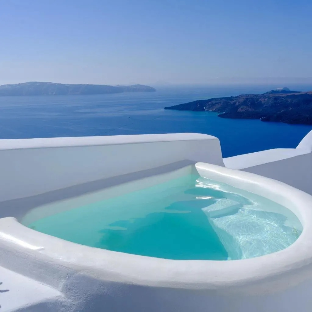 Room, Kamares Apartments, Santorini