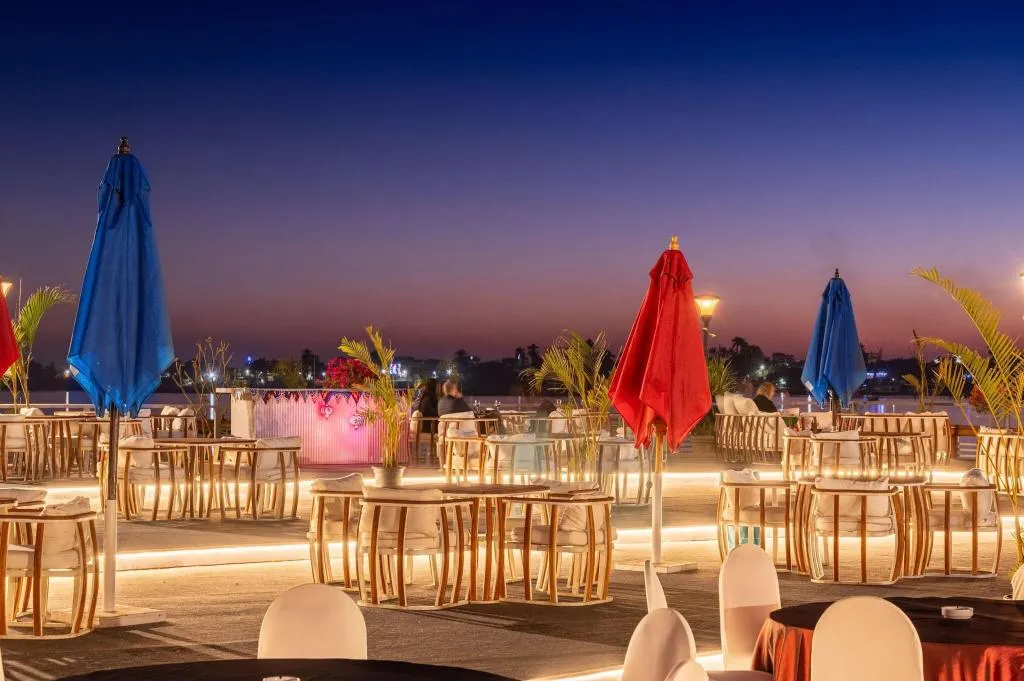 Terrace, Sonesta St. George Hotel Luxor, Luxor