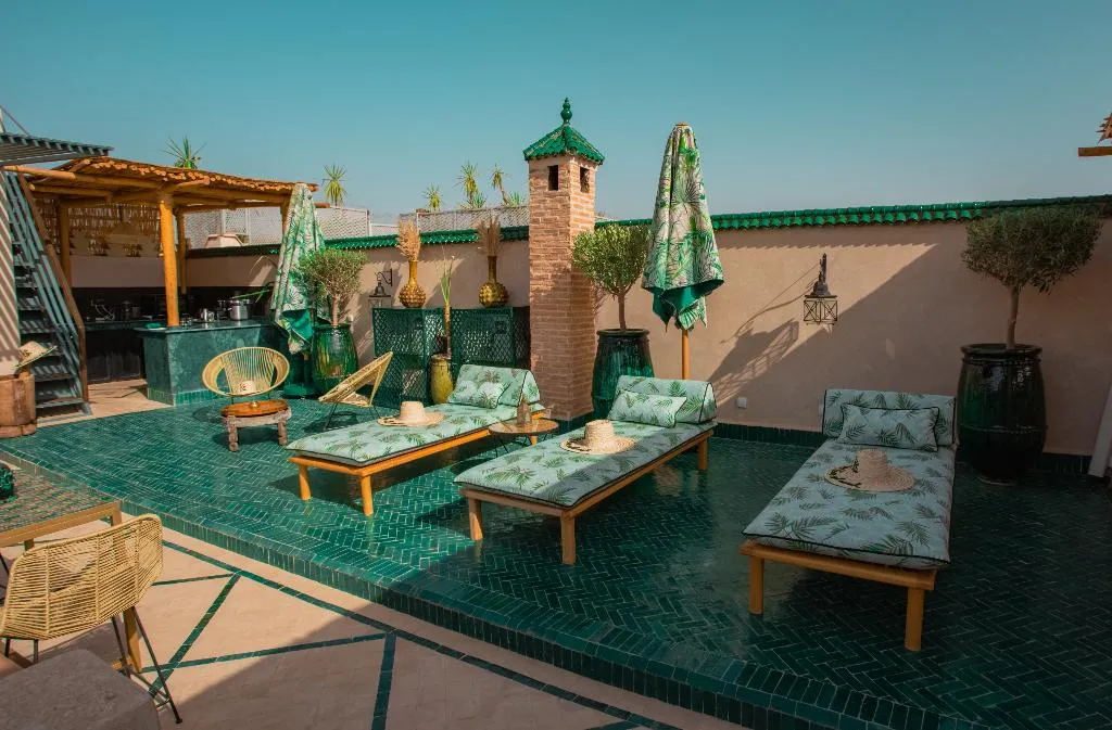 Terrace, Riad Ksar Al Amal, Marrakech