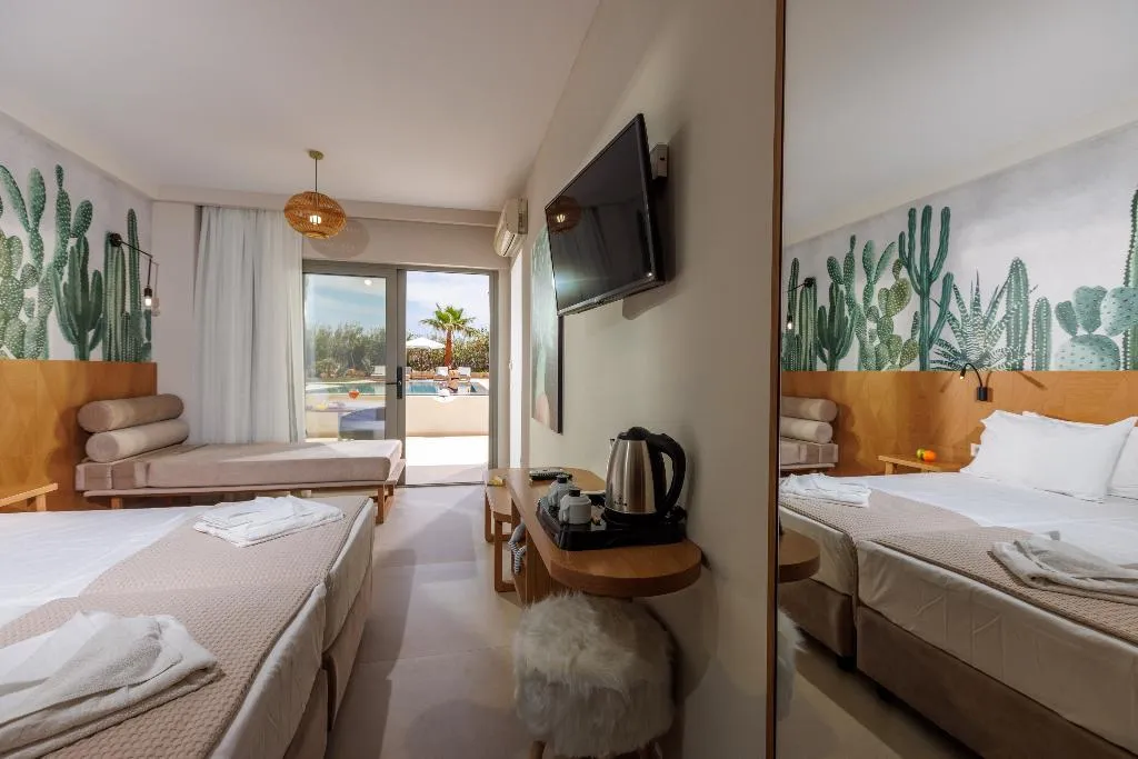 Double or Twin SUPERIOR POOL VIEW Room, Malia Bay Beach Hotel & Bungalows, Crete
