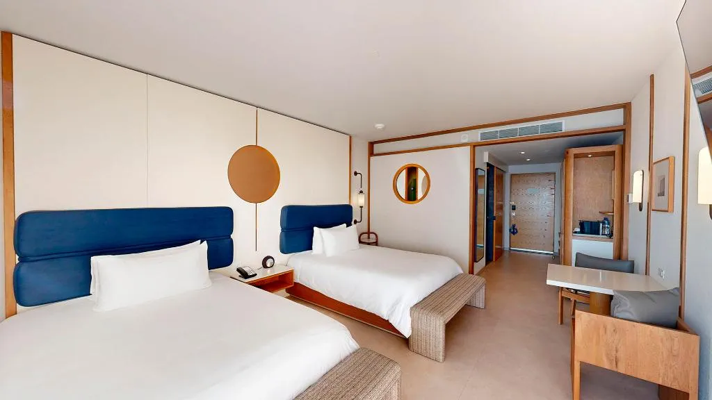 JUNIOR SUITE OCEAN FRONT TWO DOUBLE BEDS Room, Ava Resort Cancun, Cancun Area