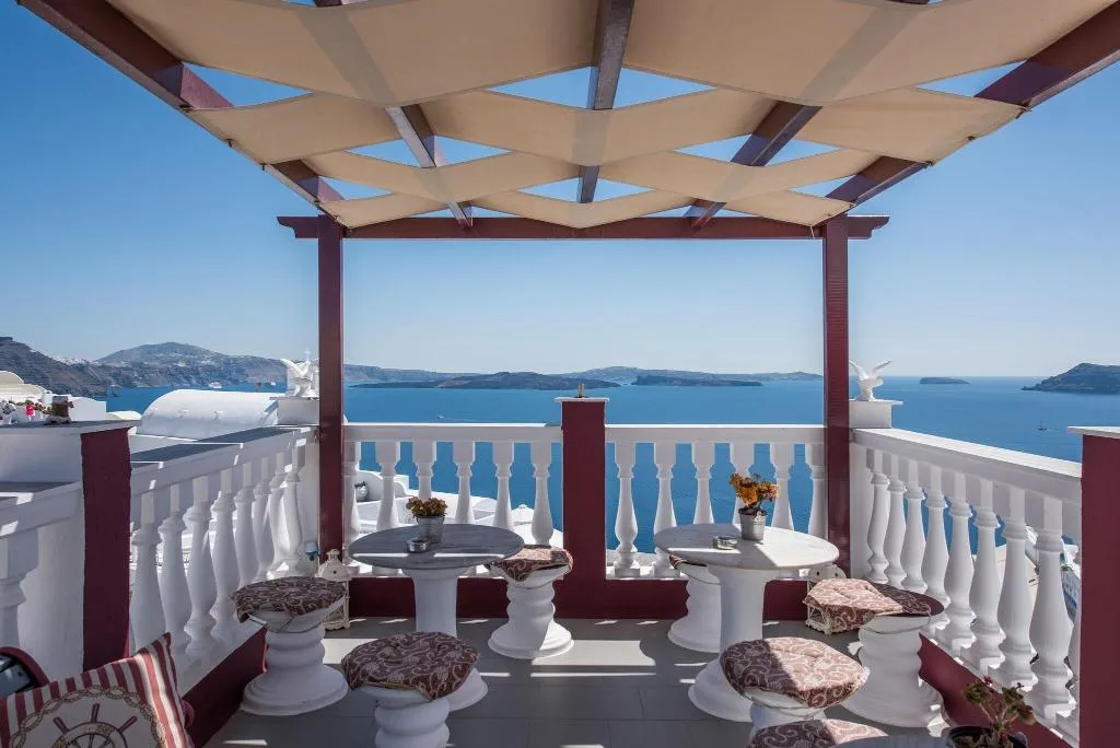 Terrace, Maryloujohn Villas, Santorini