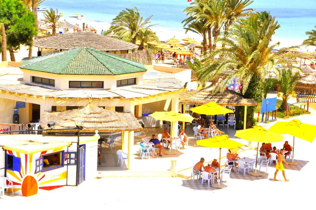 Restaurant, Diana Beach, Tunisia