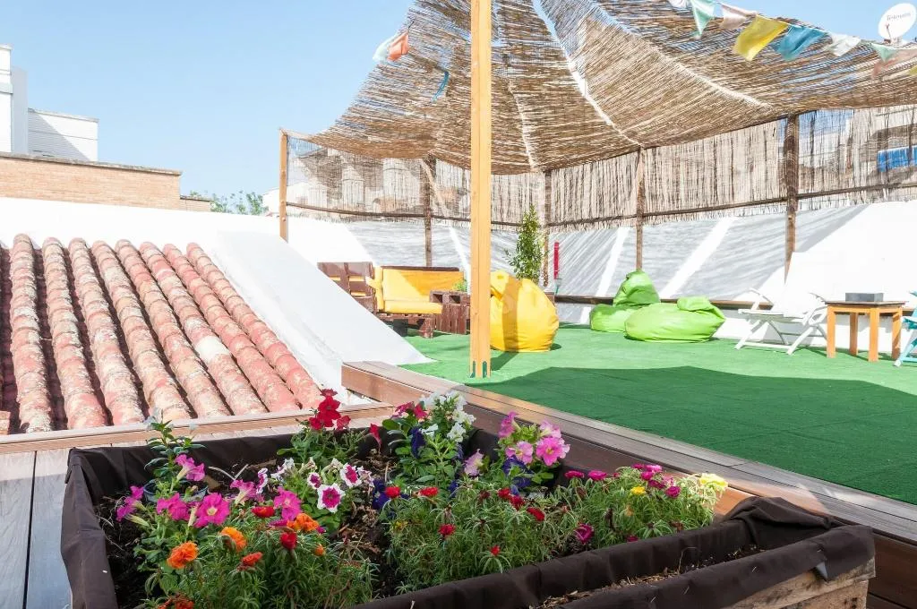 Terrace, The Nomad Hostel, Seville
