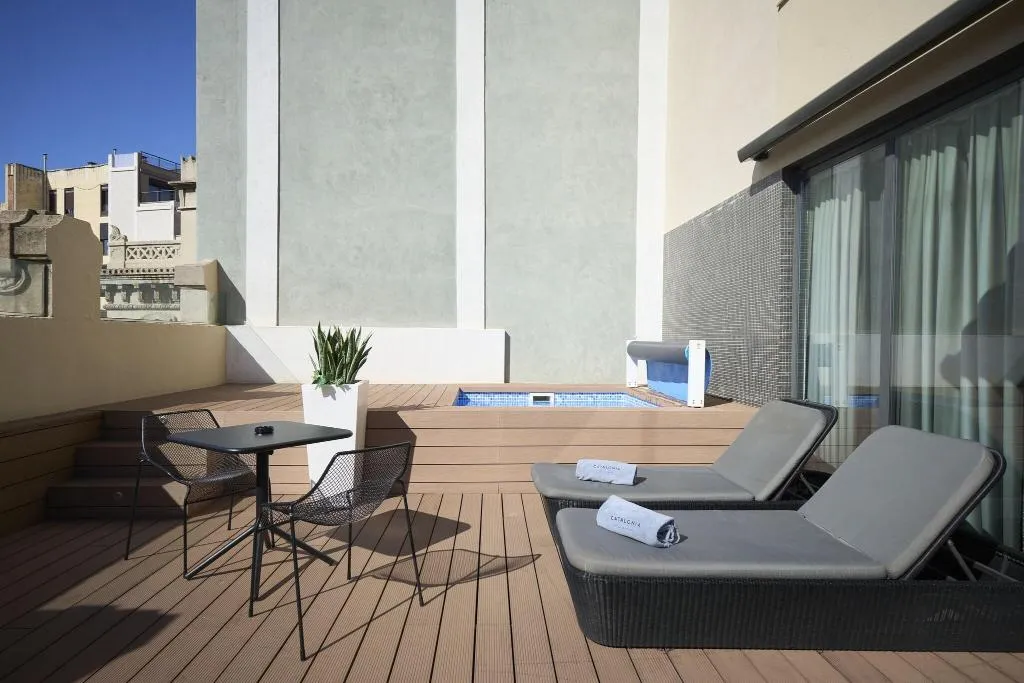 DOUBLE WITH PRIVATE POOL Room, Catalonia Catedral, Barcelona
